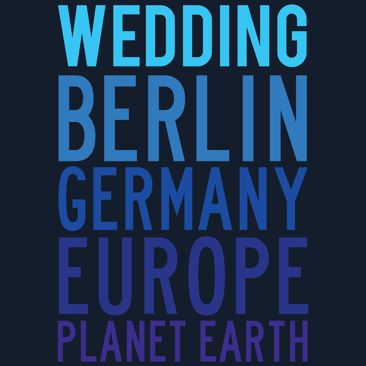 Wedding Planet Earth