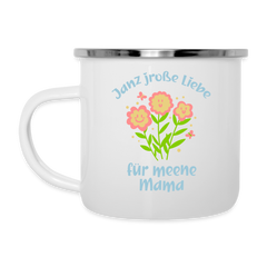 Janz jroße Liebe für meene Mama - Emaille Tasse