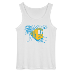 U-Bahn in Linien - Männer Tank Top