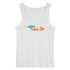 Jib allet, aba nich uff! - Männer Tank Top