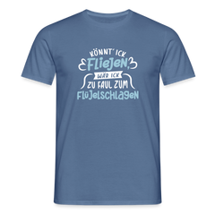 Könnt' ick fliejen, wär ick zu faul zum Flüjelschlagen - Männer Premium T-Shirt