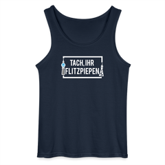 Tach ihr Flitzpiepen - weiß - Männer Tank Top
