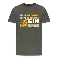 Ein Mann, Ein Biker, Ein Berliner - Männer Premium T-Shirt
