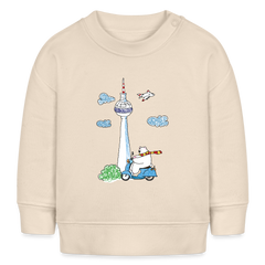 Roller Zum Berliner Fernsehturm - Baby Bio Pullover