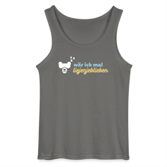 wär ick mal liejenjeblieben - Männer Tank Top