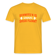 Schwitz'n is wenn Speck flennt - Männer Premium T-Shirt