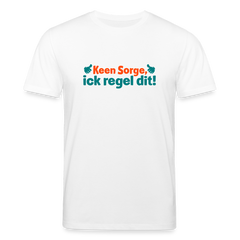 Keene Sorge, ick regel dit! - Unisex Bio T-Shirt