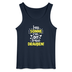 Lass Sonne rin, dit Jraue draußen! - Männer Tank Top