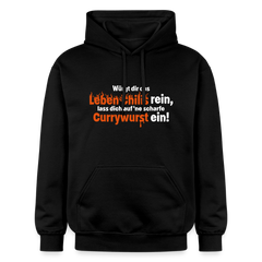 Würgt dir das Leben Chilis rein, lass dich auf 'ne scharfe Currywurst ein! - Hoodie
