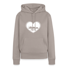 I love Berlin weiß - Frauen Premium Hoodie