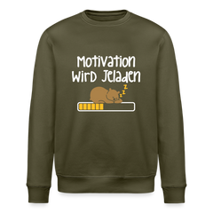 Motivation Wird Jeladen Warten - Unisex Bio Sweatshirt