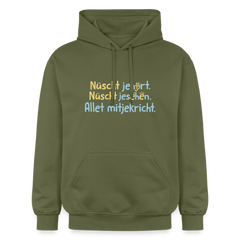 Nüscht jehört, nüscht jesehen, aba allet mitjekricht. - Hoodie