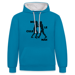 Mo le cule Man - Kontrast Hoodie