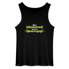 Bin jeheimnisvoll wie'n Dönerrezept. - Männer Tank Top