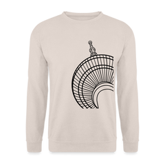Der Turm von unten - schwarz - Unisex Pullover