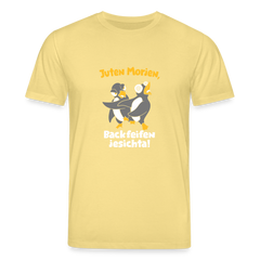 Juten Morjen, Backfeifenjesichta! - Unisex Bio T-Shirt