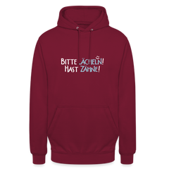 Bitte lächeln! Hast Zähne! - Unisex Hoodie