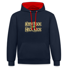 Keen Bock uff Heck Meck - Kontrast Hoodie