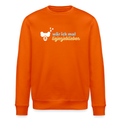 wär ick mal liejenjeblieben - Unisex Bio Sweatshirt