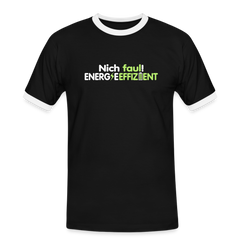 Nich faul! Energieeffizient! - Männer Ringer T-Shirt