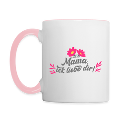 Mama, ick liebe dir! - Tasse zweifarbig