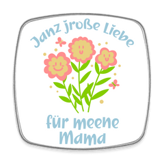 Janz jroße Liebe für meene Mama - Kühlschrankmagnet
