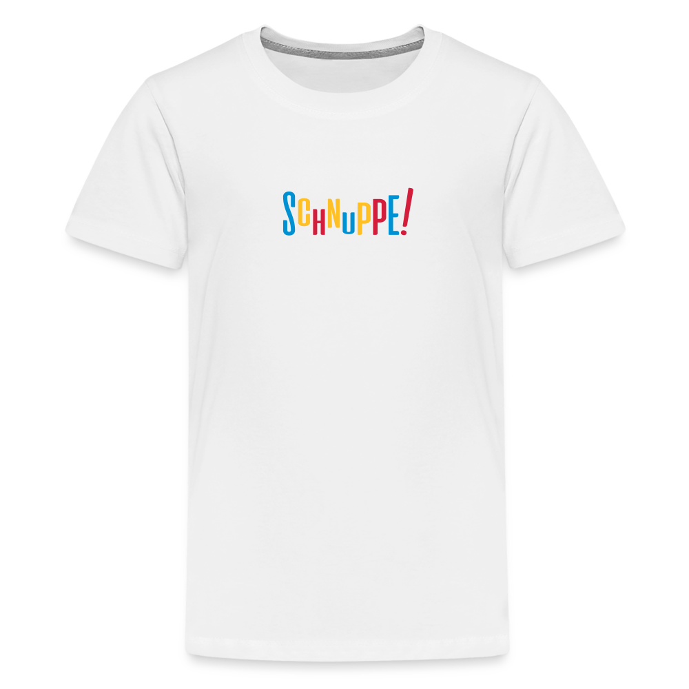 Schnuppe! - Teenager Premium T-Shirt - weiß