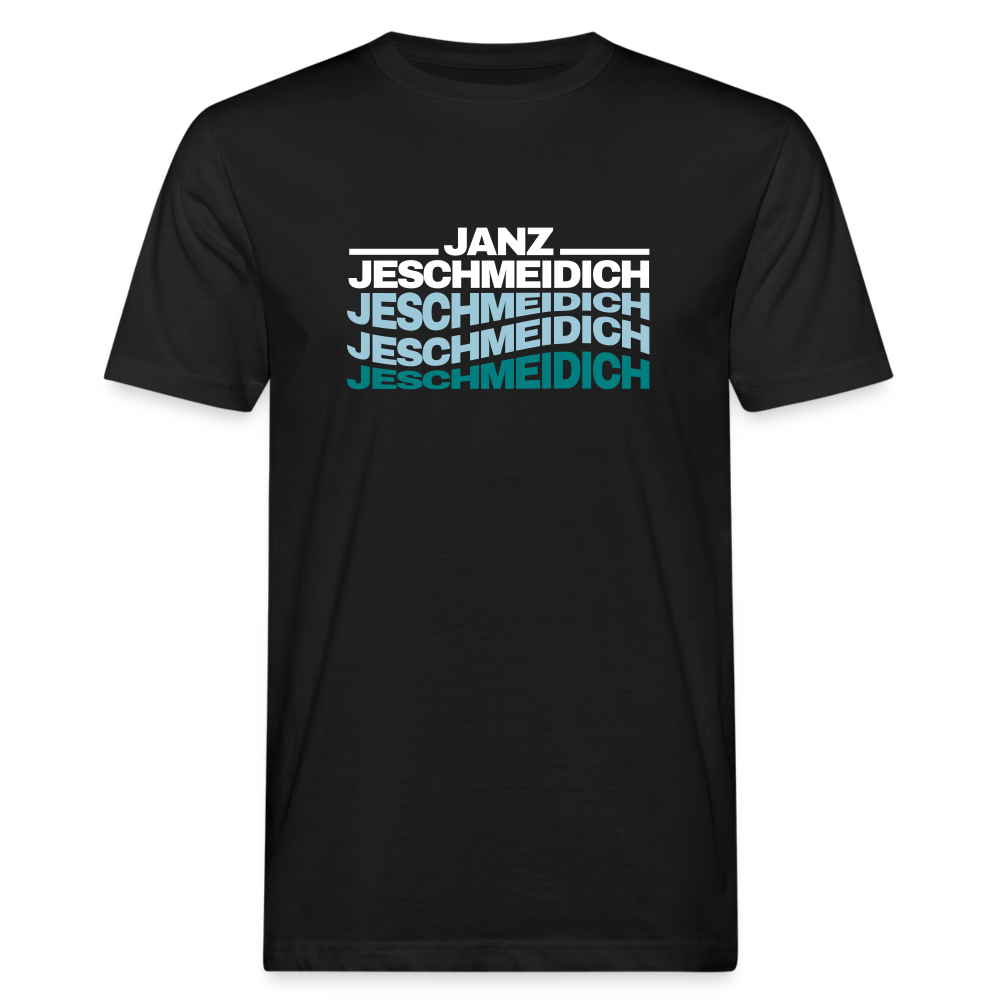 Janz Jeschmeidich - Männer Bio T-Shirt - Schwarz