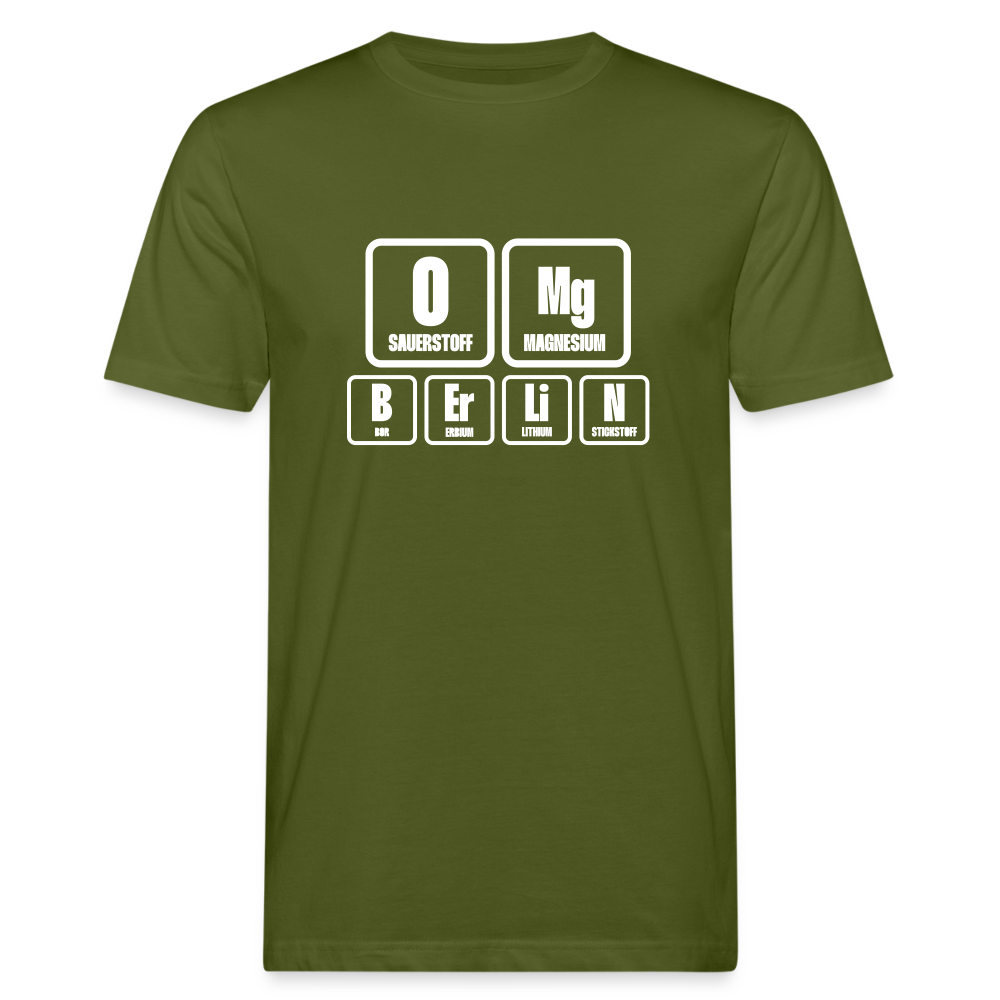 OMG Berlin - Männer Bio T-Shirt - Moosgrün