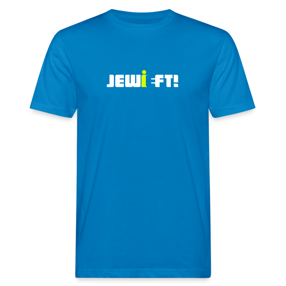 Jewieft! - Männer Bio T-Shirt - Pfauenblau