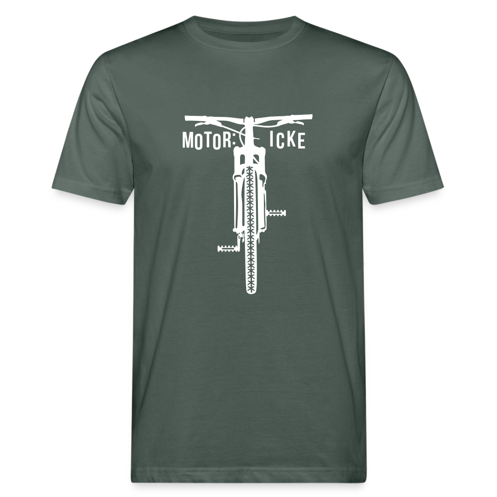Motor icke - Männer Bio T-Shirt - Graugrün