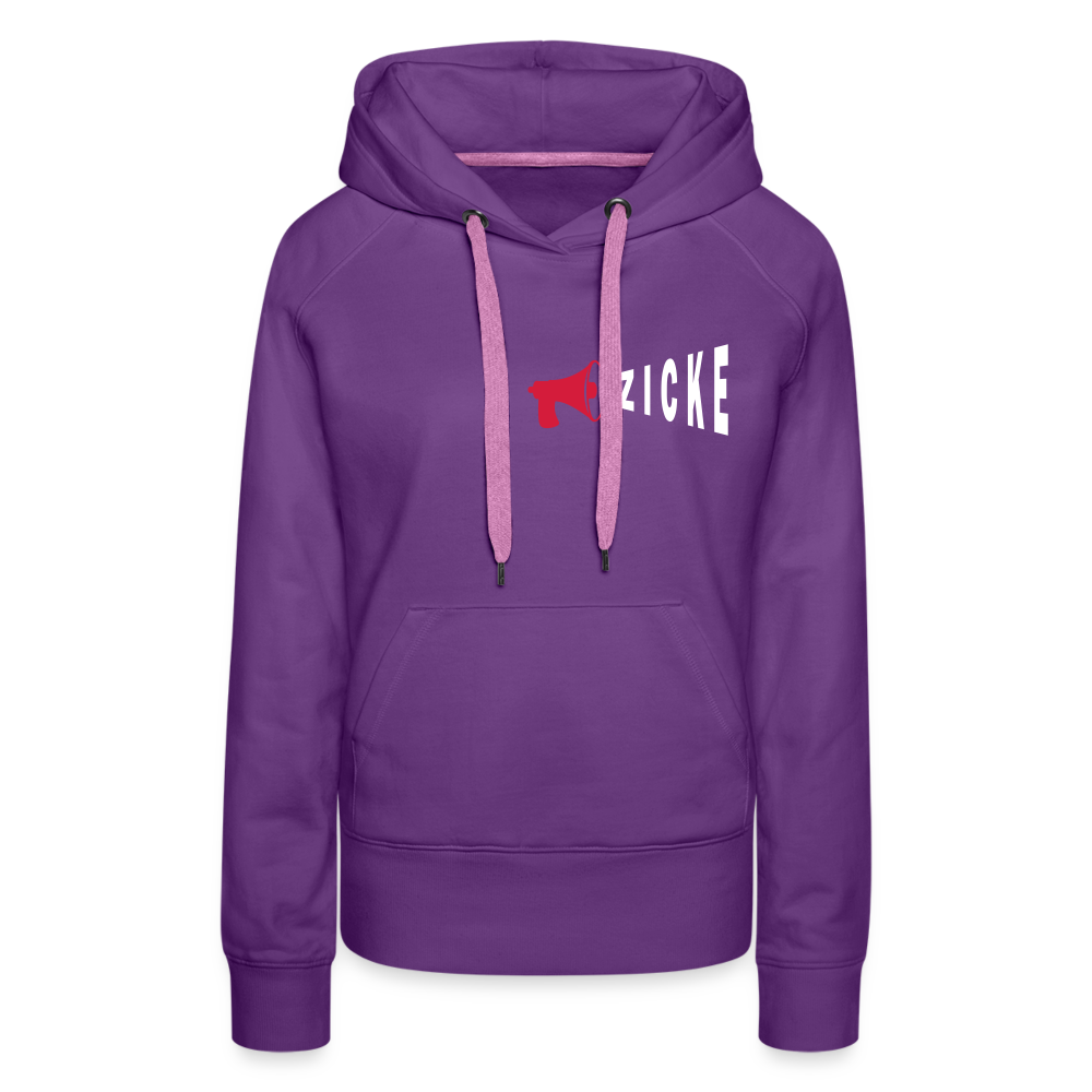 Zicke - Frauen Premium Hoodie - Purple