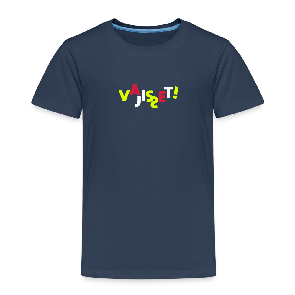 VAJISSET - Kinder Premium T-Shirt - Navy