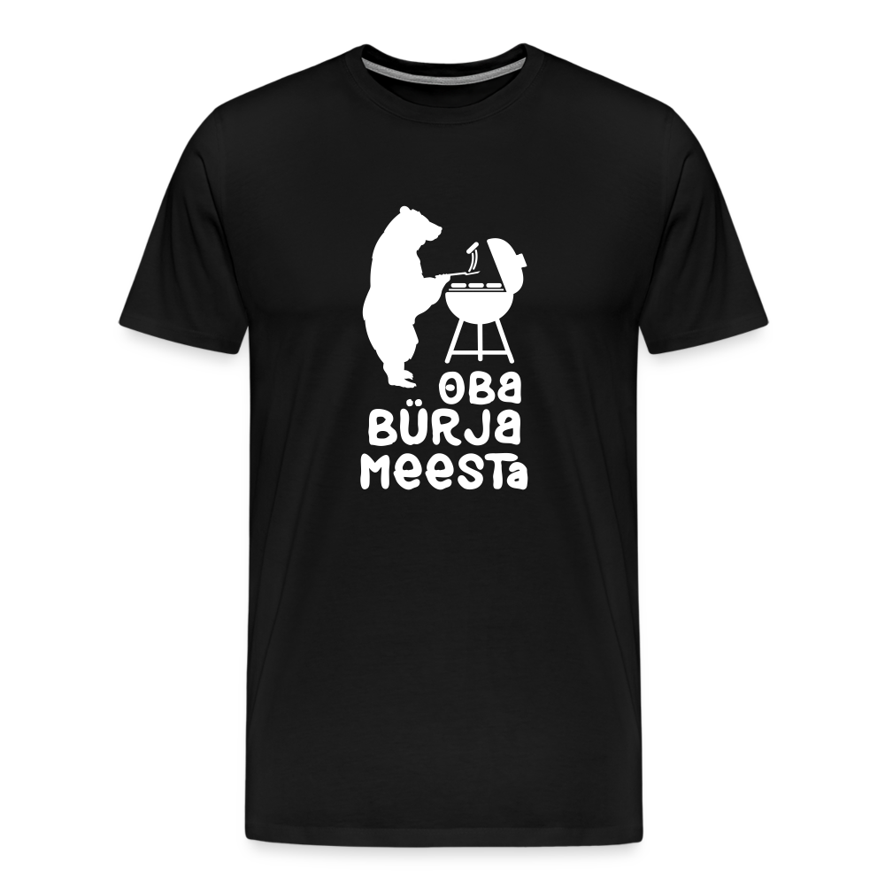 Bürjameesta - Männer Premium T-Shirt - Schwarz