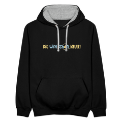 Dit wird schon, Keule! - Kontrast Hoodie