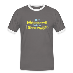 Bin jeheimnisvoll wie'n Dönerrezept. - Männer Ringer T-Shirt