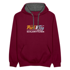 Pack' den Tag beim Schlawittchen - Kontrast Hoodie