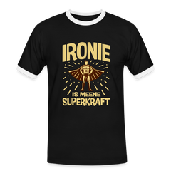 Ironie is meene Superkraft! - Männer Ringer T-Shirt