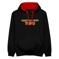 Quatsch keen Tofu! - Kontrast Hoodie