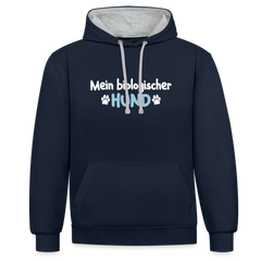 Mein biologischer Hund. - Kontrast Hoodie