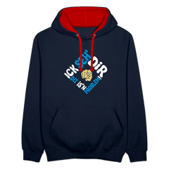 Ick seh' dir. Dit is'n Problem. - Kontrast Hoodie