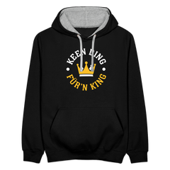 Keen Ding für'n King - Kontrast Hoodie