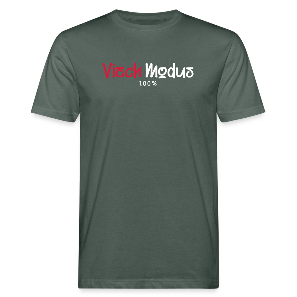 Viech Modus 100% - Männer Bio T-Shirt - Graugrün