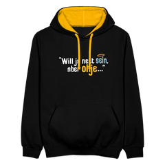 Will ja nett sein, aber ohje... - Kontrast Hoodie