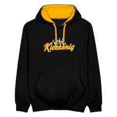 Kiezkönig - Kontrast Hoodie
