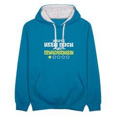 Keen Bock uff Erwachsensein - Kontrast Hoodie