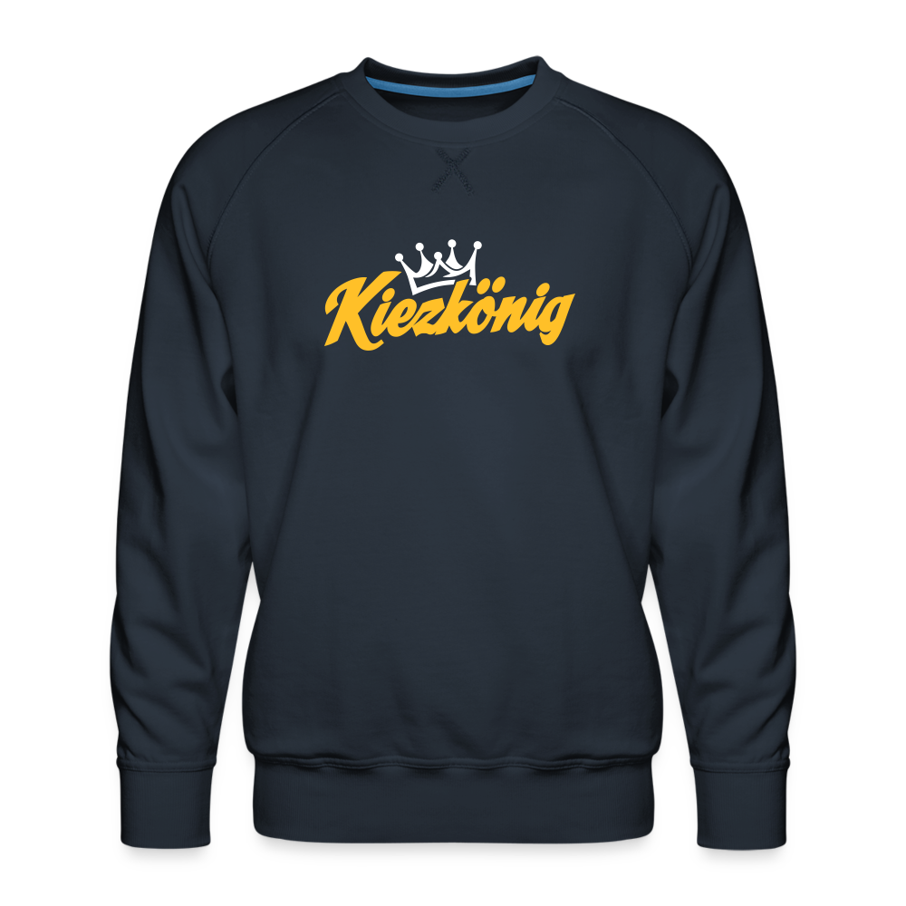 Kiezkönig - Männer Premium Sweatshirt - Navy