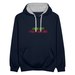 Haste allet? Klar, ick hass' allet! - Kontrast Hoodie