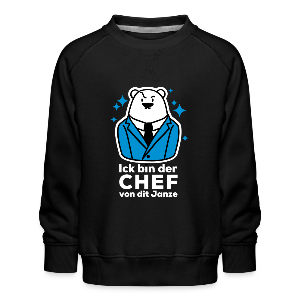 Chef - Kinder Premium Sweatshirt - Schwarz