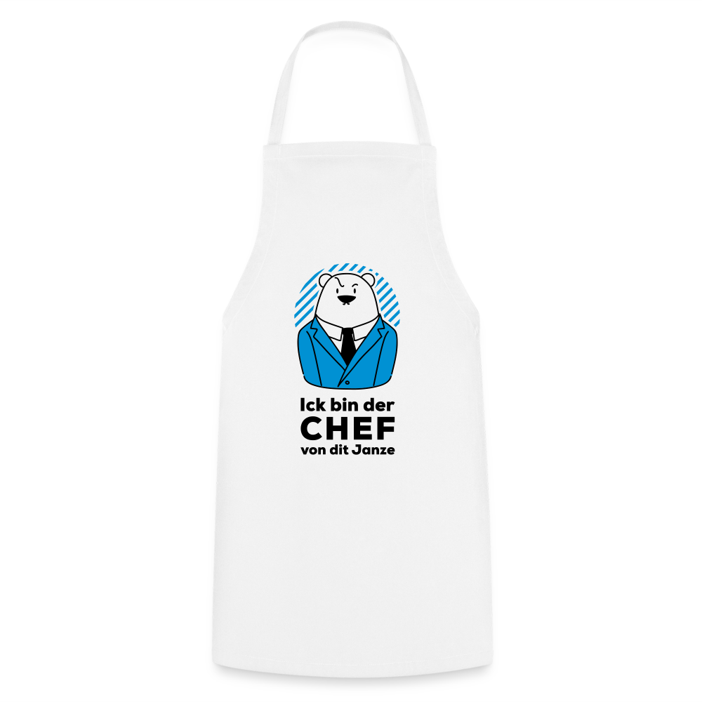Chef - Kochschürze - weiß